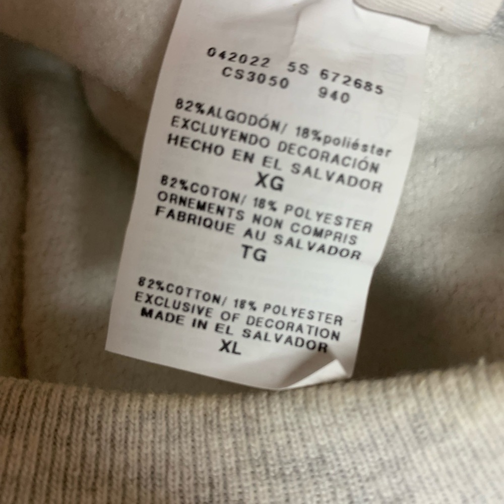 Champion Reverse Weave Gray Sweatshirt with Green Marshall University Logo XL​ - Picture 4 of 5